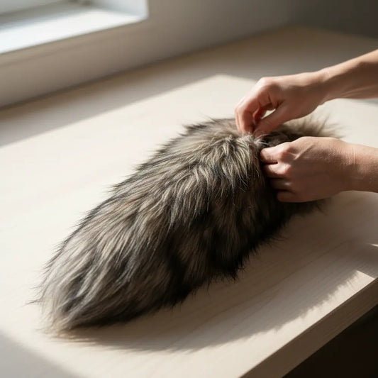 DIY Wolf Tail: Handmade Faux Fur Tutorial