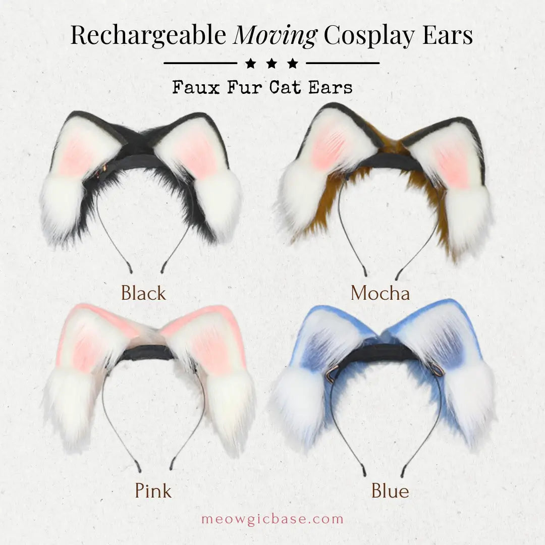 Anime-Grade Moving Cat Ears | Kawaii Tech Accessories - - Meogicbase