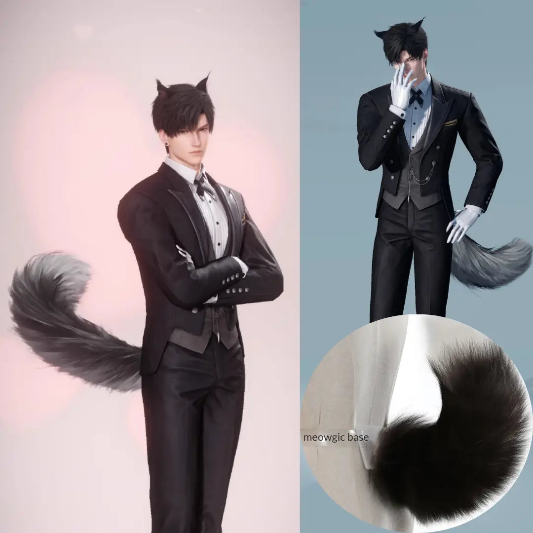 Dynamic Electric Wolf Tail - Cosplay & Fashion Motion - Meowgicbase