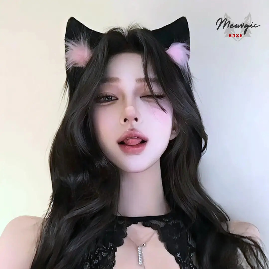 Handmade Fox Ears Headband – Kawaii Cosplay & Daily Wear - Meowgicbase