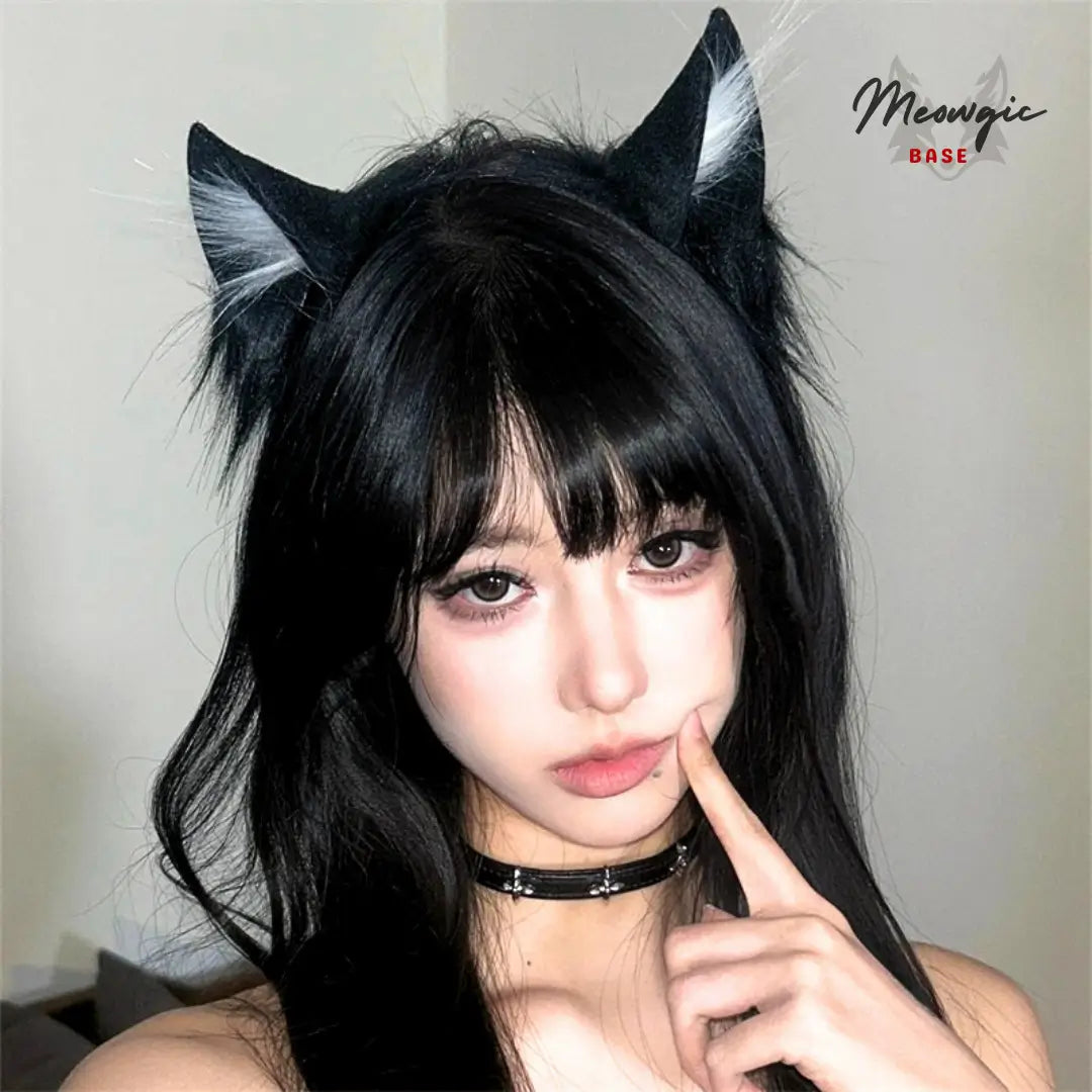 Handmade Fox Ears Headband – Kawaii Cosplay & Daily Wear - Meowgicbase