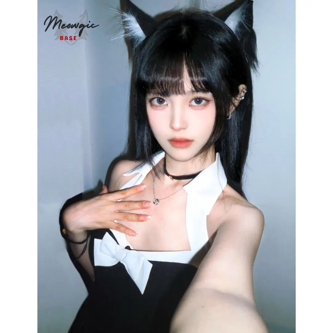 Handmade Fox Ears Headband – Kawaii Cosplay & Daily Wear - Meowgicbase