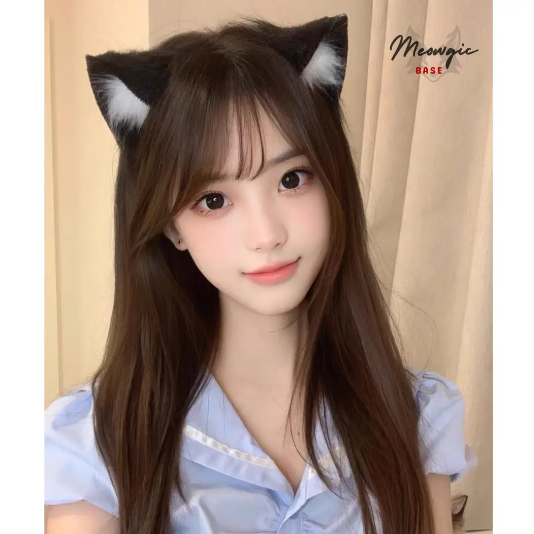 Handmade Fox Ears Headband – Kawaii Cosplay & Daily Wear - Meowgicbase