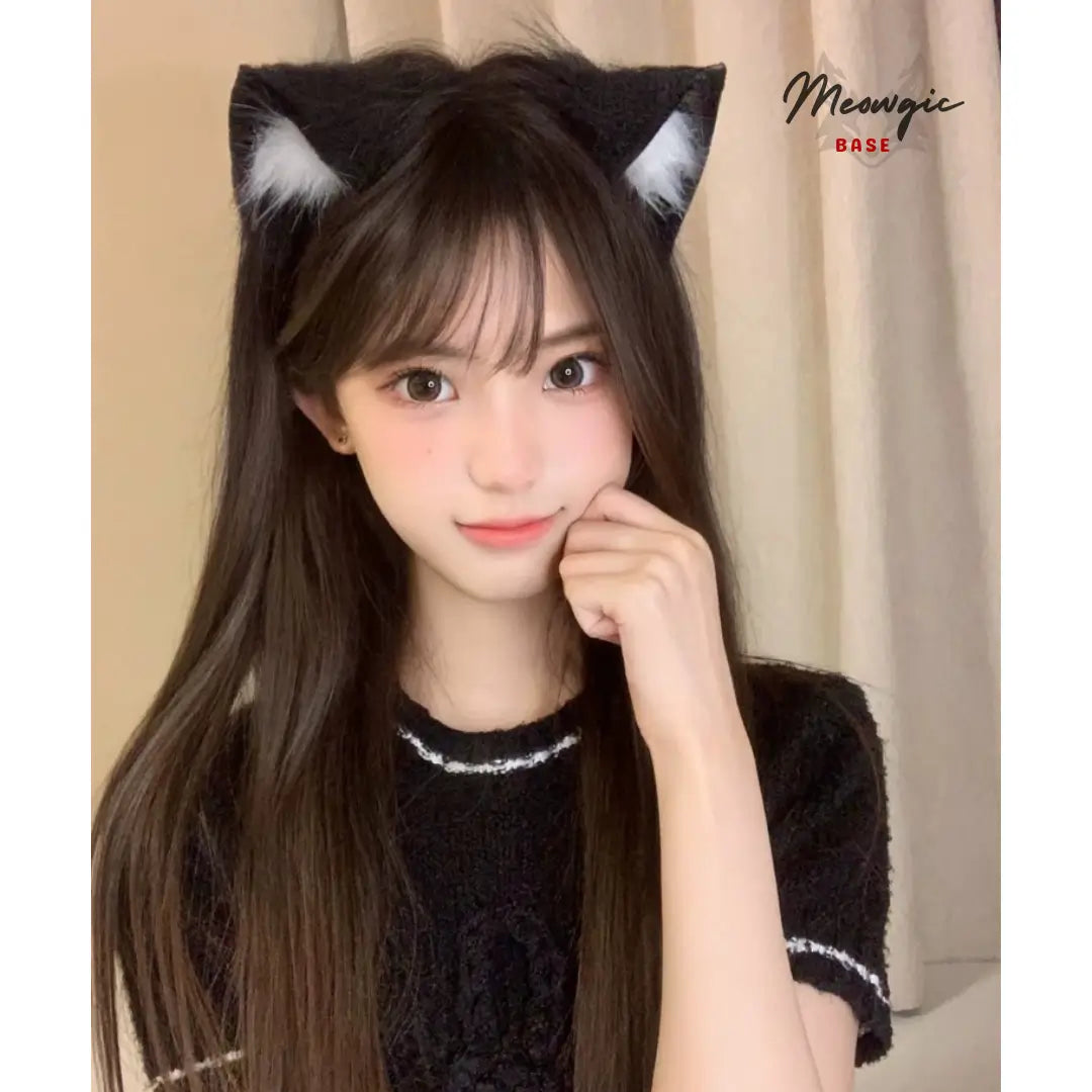 Handmade Fox Ears Headband – Kawaii Cosplay & Daily Wear - Meowgicbase