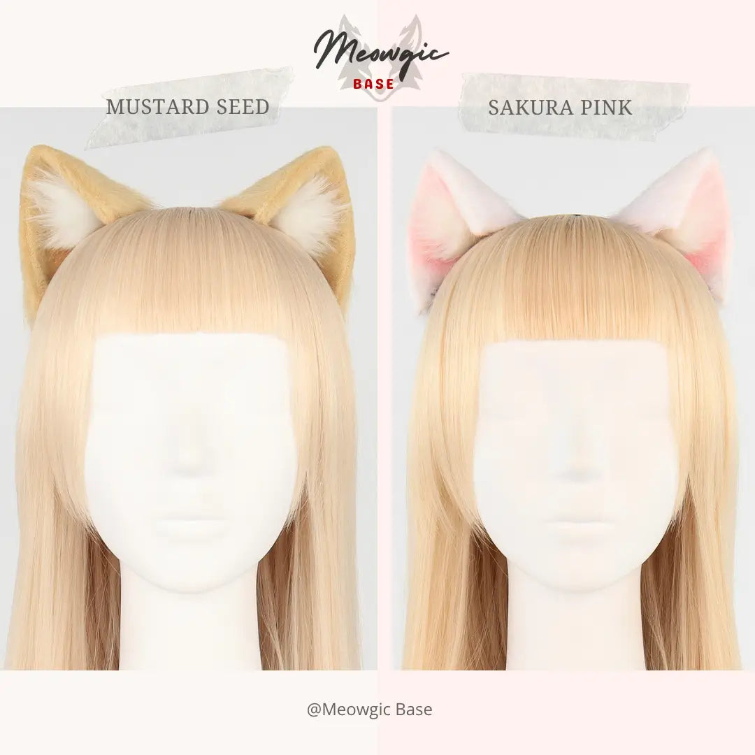 Japanese Handmade Fox Ears Headband for Cosplay - Meowgicbase
