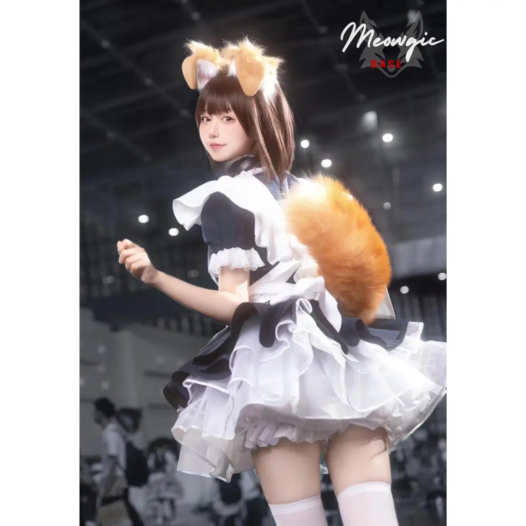 Handmade Red Fox Electric Moving Tail - - Meogicbase