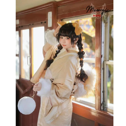 Handmade Red Fox Electric Moving Tail - - Meogicbase