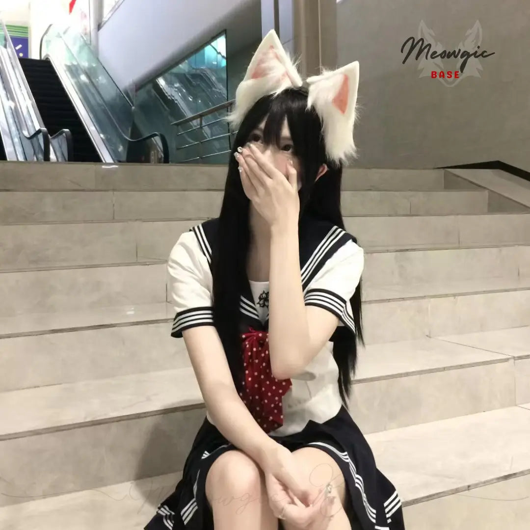 Dynamic Moving Fox Ears for Expressive Cosplay White - Meowgicbase
