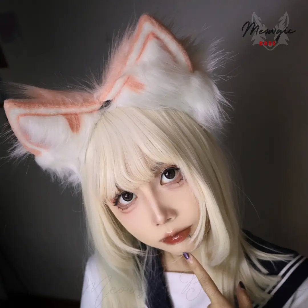 Dynamic Moving Fox Ears for Expressive Cosplay Pink - Meowgicbase