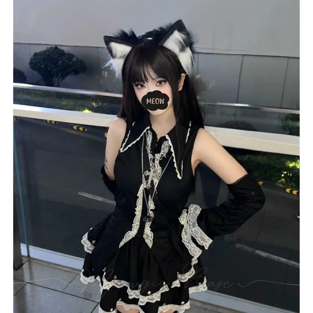 Dynamic Moving Wolf Ears Headband | Cosplay & Content Creator - Meowgicbase