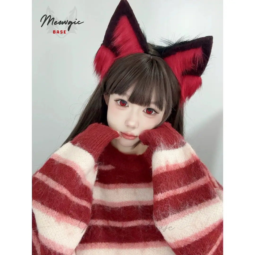 Moving Wolf Ears Headband | Anime Cosplay - - Meogicbase
