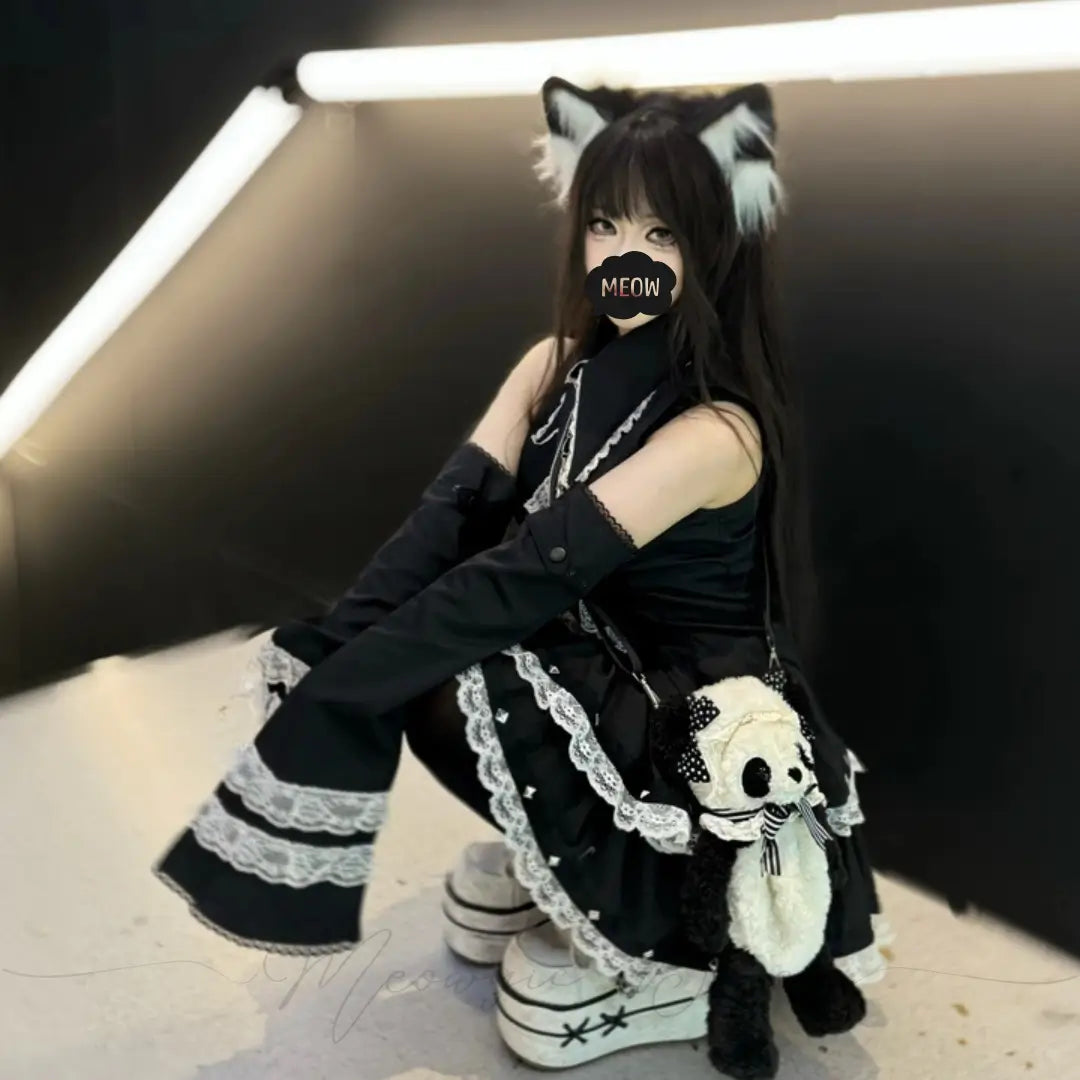 Dynamic Moving Wolf Ears Headband | Cosplay & Content Creator - Meowgicbase