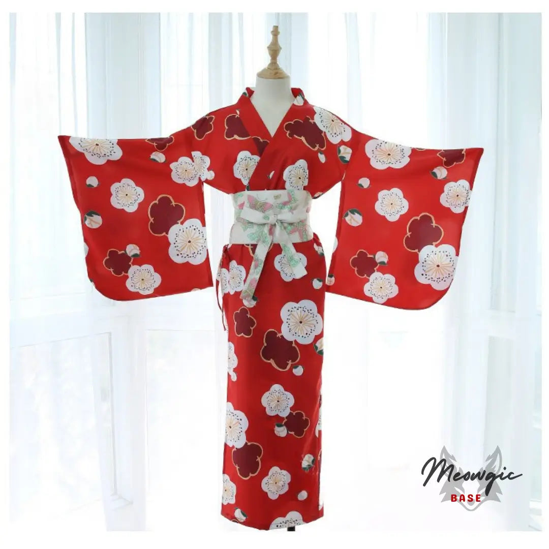 Sakura Fusion Kimono - Cosplay & Kawaii Loungewear - - Meogicbase
