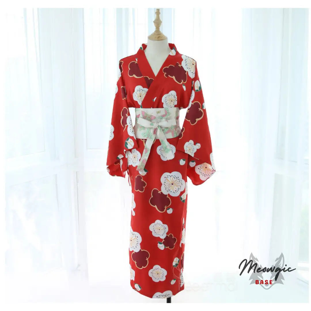 Sakura Fusion Kimono - Cosplay & Kawaii Loungewear - - Meogicbase
