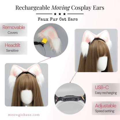 Anime-Grade Moving Cat Ears | Kawaii Tech Accessories