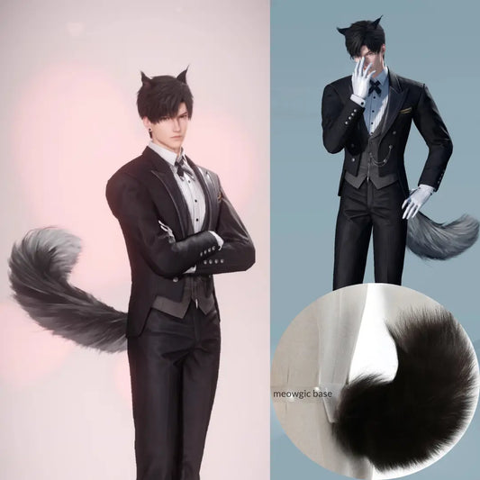 Handmade Wolf Electric Moving Tail - Cosplay & Kawaii - - Meogicbase