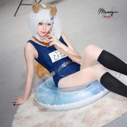 Flexible Anime Fox Ears & Tail Costume Set - Beige Ears Only - Meogicbase
