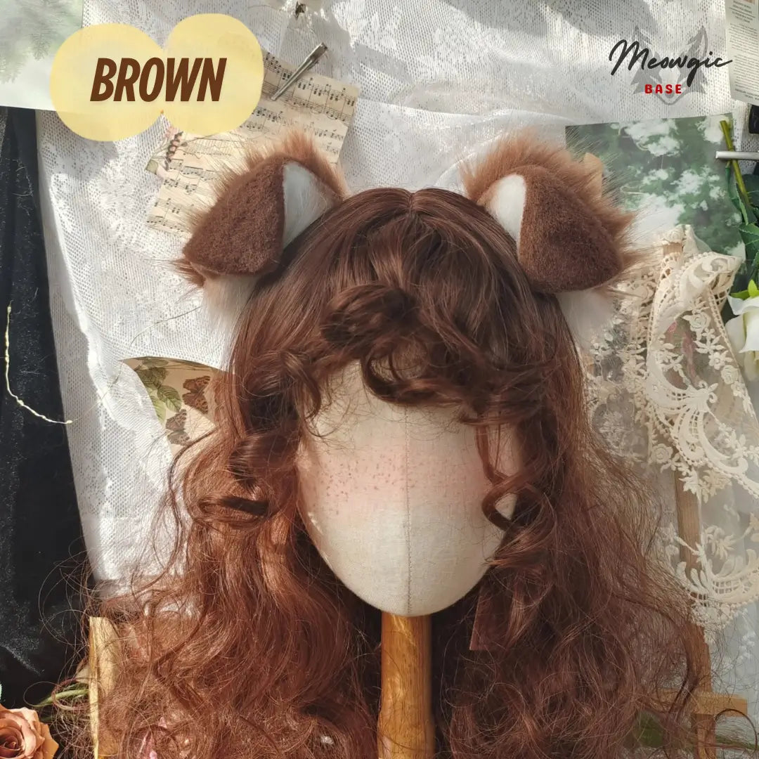 Flexible Anime Fox Ears & Tail Costume Set - - Meogicbase