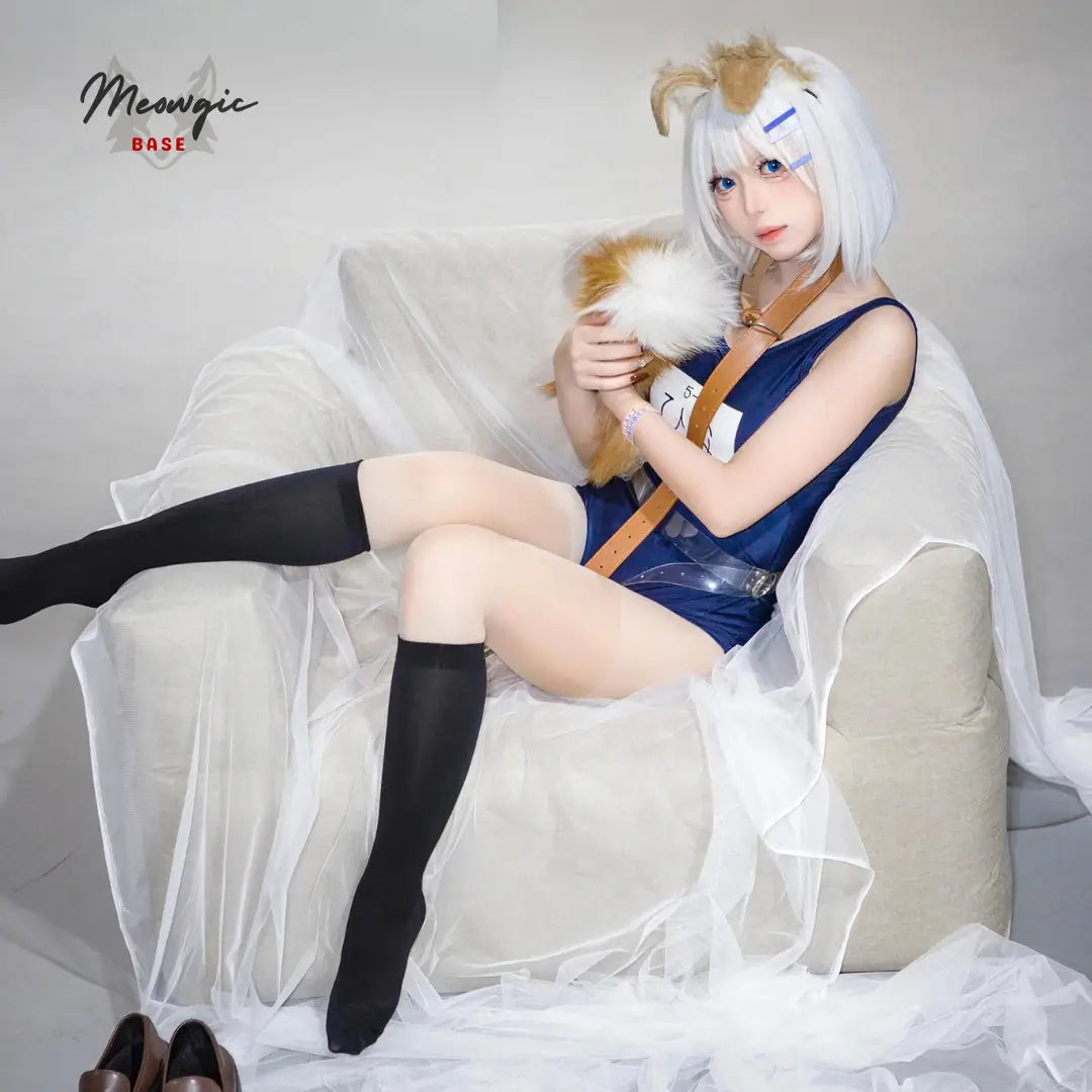 Flexible Anime Fox Ears & Tail Costume Set - - Meogicbase