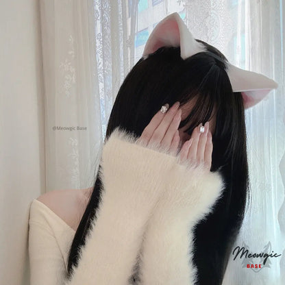 Japanese Handmade Fox Ears Headband for Cosplay - - Meogicbase