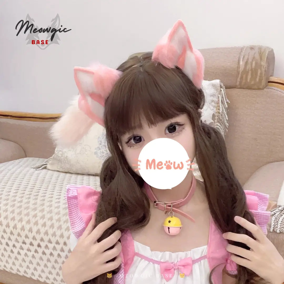 Electric Moving Fluffly Cat Ears Cute Kitty Cosplay - - Meogicbase
