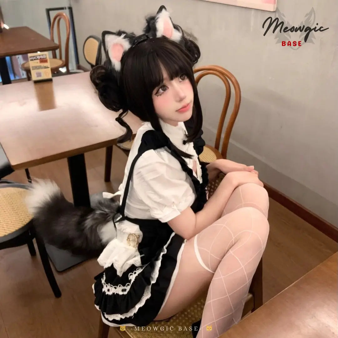 Electric Moving Fluffly Cat Ears Cute Kitty Cosplay - - Meogicbase