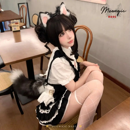 Electric Moving Fluffly Cat Ears Cute Kitty Cosplay - - Meogicbase