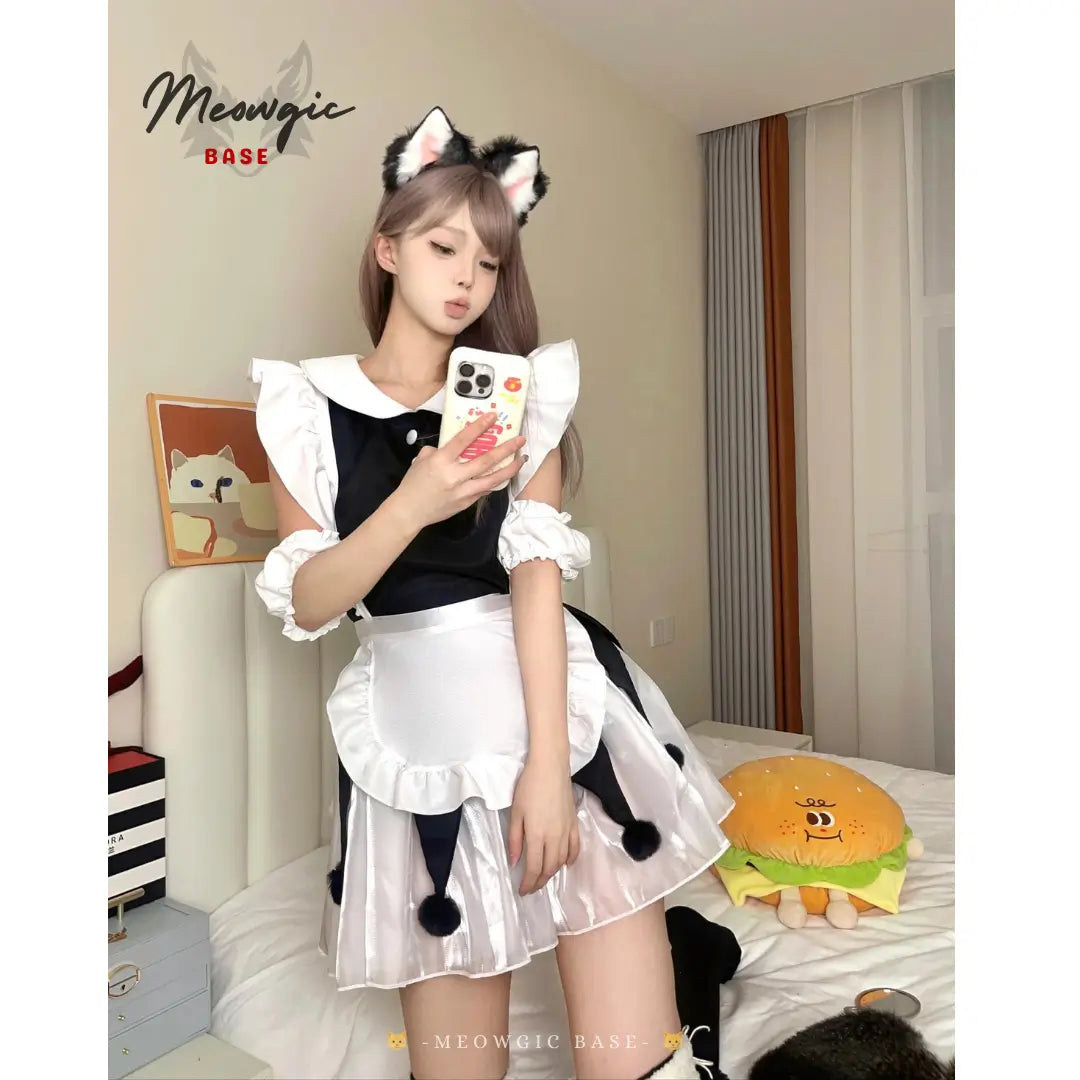 Electric Moving Fluffly Cat Ears Cute Kitty Cosplay - - Meogicbase