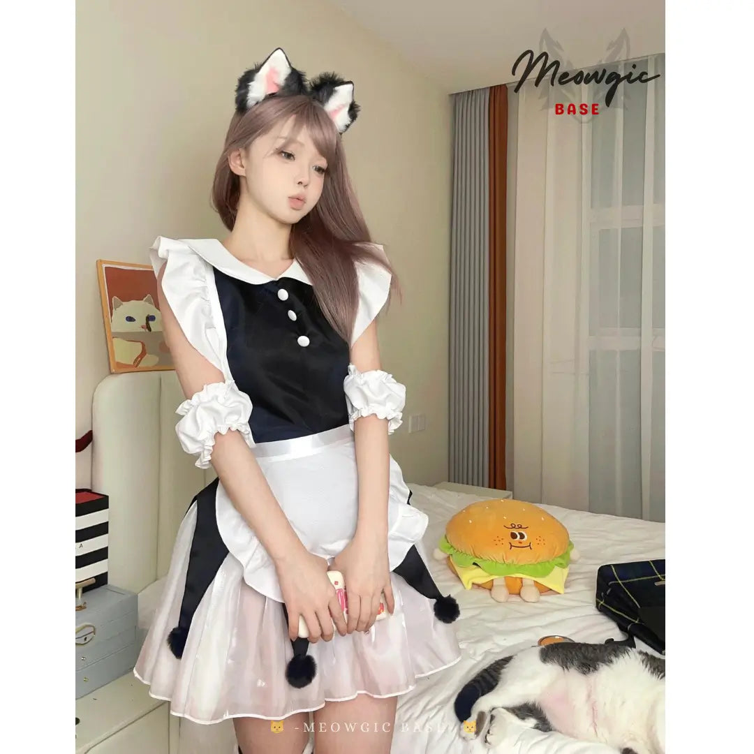 Electric Moving Fluffly Cat Ears Cute Kitty Cosplay - - Meogicbase